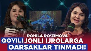 ROHILA RO'ZIMOVADAN JONLI IJROLAR || QARSAKLAR TINMAGAN DAVRA