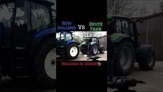New holland vs deutz fahr tochan #automobile #tractorpulling #hollend #farmmachinery