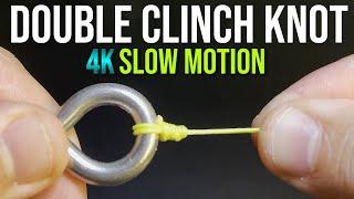 How to Tie a DOUBLE CLINCH KNOT! | "Knot Easy!" Series | Fishing Knot Tutorial