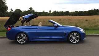 BMW 4 Series Convertible roof operation