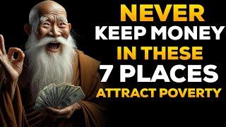 7 Places in your House that ATTRACT POVERTY if you keep money in them  BUDDHIST WISDOM