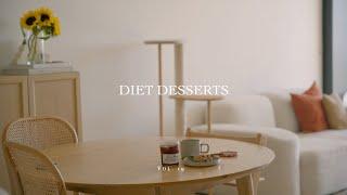 Diet Recipes | desserts to enjoy while on a diet  chocolate mousse, scones, basque cheesecake