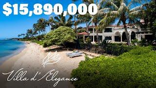 Villa d'Elegance at 1103 Kaimoku Place | Beachfront Honolulu Estate