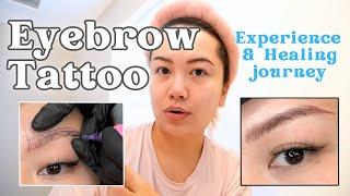 MY EYEBROW TATTOO EXPERIENCE 🫣 Healing Journey | Nano Brow Before & After, Cost, Pain level, FAQ's