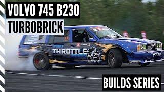 Insane Volvo 745 B230 Drift Build - A look at Kevin Brunberg's drift machine.