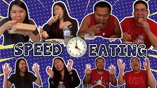 SPEED EATING CHALLENGE! | with the fam