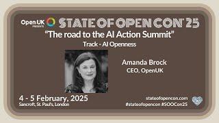 The Road to the AI Action Summit, Amanda Brock, CEO, OpenUK