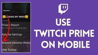 How to Use Twitch Prime on Mobile 2024 | Subscribe with Twitch Prime on Mobile