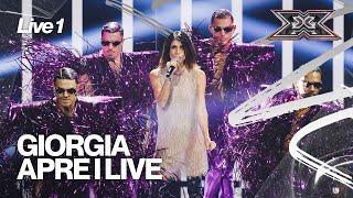 Giorgia apre il primo Live di X Factor 2024 con un mashup di Lady Gaga e Rihanna