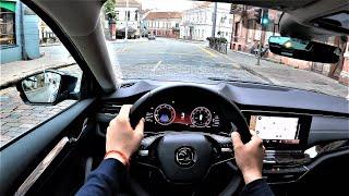 New Skoda Octavia 2020, 150HP POV Test Drive. Newest Skoda Octavia. GoPRO test drives