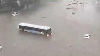 Unprecedented flash floods hit Montevideo, Uruguay  January 17 2022 chuvas