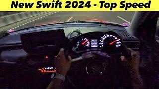 Maruti Suzuki Swift 2024 Top Speed Test : AC On - 180 Crossed ! Swift 2024 Performance Test !!