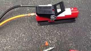 10,000 PSI Air Hydraulic Control Foot Pump