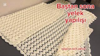 BAŞTAN SONA KOLAY TIĞ İŞİ YELEK YAPILIŞI | How to make a crochet vest from start to finish?