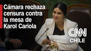 Rechazan nueva censura contra la mesa liderada por Karol Cariola