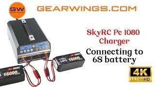 How to Charge 6S Batteries using SKYRC Pc 1080 W Charger? #agriculturaldrone #drone #gearwings #sky