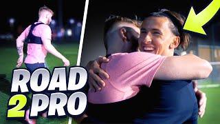 REUNITED WITH CONNOR PARSONS! -  FULL FOOTBALLERS TRAINING DAY... (FOOTBALLERS ROAD TO PRO)