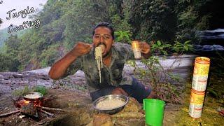 Cooking Noodles in Makeli Ella Jungle Srilanka | Shehan TAF