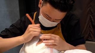 Treatment by a "nose shaver" shaving and massage at the Kokubunji barbershop "BARBER︎KOUJI"