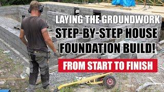 Is it possible to build a house all by yourself?  (Ep.1) Foundation