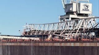 Joseph L Block’s Unloading Boom Damaged in Ore Dock Accident