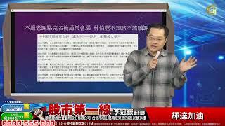 2024/11/22  股市第一線 李冠嶔會計師  輝達加油