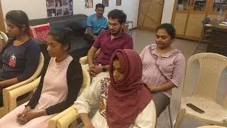 Dr Prem Kumar TK teaches Meditation to his Architectural Interns at Empty Space