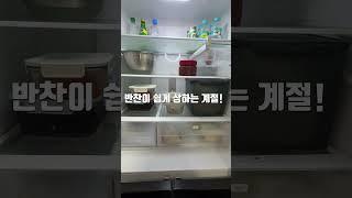 여름철 냉장고에 반찬보관방법