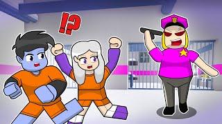 Can We Escape POLICE GIRL PRISON in Roblox?!