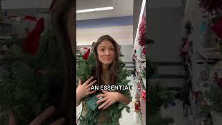 How To DECORATE A Christmas Mantle For UNDER $40 From THRIFTING! #shorts