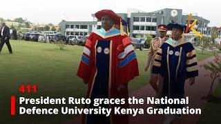 President William Ruto graces the National Defence University Kenya Graduation