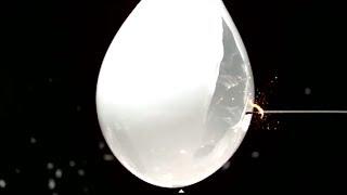Amazing Exploding Fire Balloon in Slow Motion | Slow Mo Lab