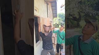 trick to install window door by yourself.
