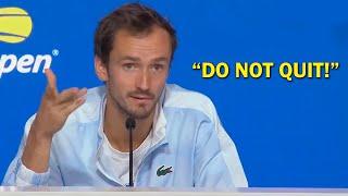 Daniil Medvedev Gives Reporter a Lesson on Mental Strength - US Open 2024