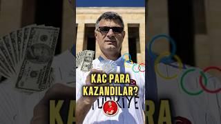 OLİMPİYATLARDA MADALYA KAZANAN SPORCULARA NE KADAR ÖDÜL VERİLİYOR? #paris2024 #olimpiyat #shorts