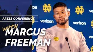 Notre Dame HC Marcus Freeman on Playing with Violence, Blocking Noise