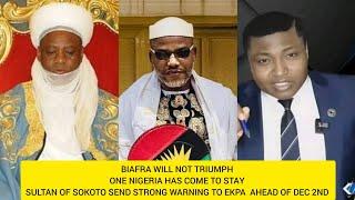 ASO ROCK ON !! SIMON EKPA DECEMBER BIAFRA DECLARATION -SULTAN OF SOKOTO, SHOCK TINUBU AS EKPA MAKES