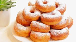 Air doughnuts with milk! Soft and lush, according to the Soviet recipe! Recipe #125