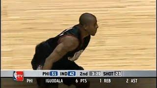 Andre Iguodala 76ers 14pts (100% FG) vs Pacers (2005)