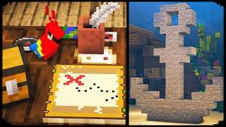 Minecraft: 10+ PIRATE Build Hacks and Ideas