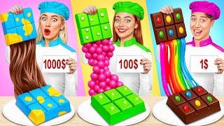 1$ vs 100$ vs 1000$ Кулинарный Челлендж | Смешные Челленджи с Едой от Multi DO Challenge