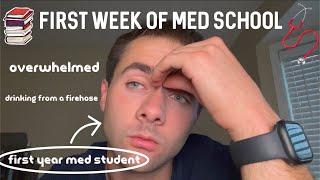 My impossible first week of Med School | MED SCHOOL VLOG #3