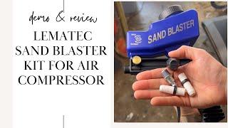 Unboxing, Set Up and DEMO of LEMATEC Sand Blasting Kit on Old Rattan Furniture Flip/Restoration