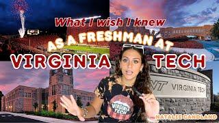 What I wish I knew as a freshman at VIRGINIA TECH  everything to know starting your 1st year at VT