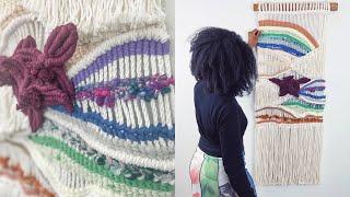 Make a Textile Art Tapestry with Me