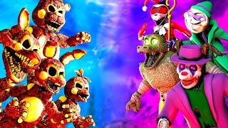 FNAF: Security Breach Villains vs Lava Animatronics