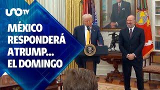 China y Canadá responden a Trump, México hasta el domingo