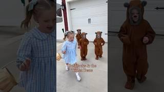 Goldilocks & the 3 Triplet Bears  Happy Halloween!