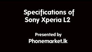 Sony Xperia L2 Price Sri Lanka