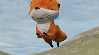 Fox made in Blender updated